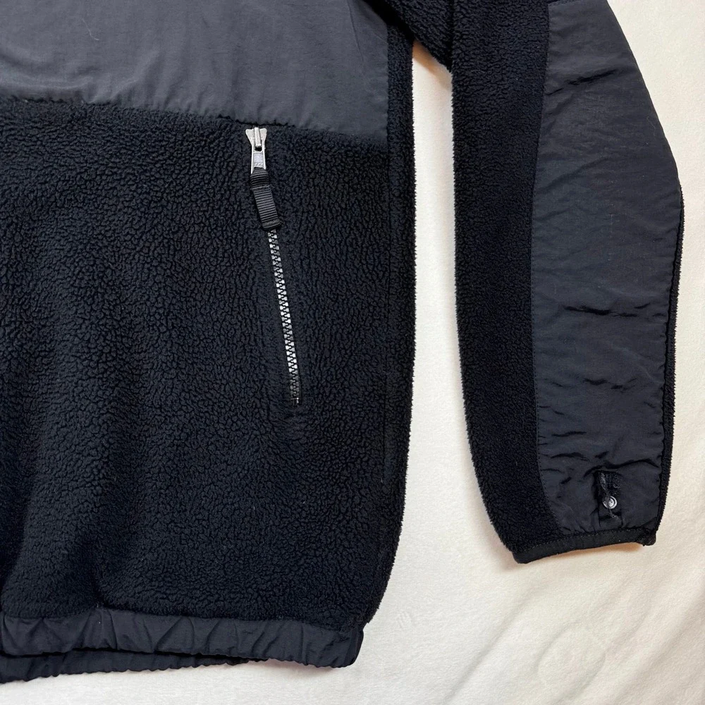 The North Face Boys Denali Fleece Jacket Black Full Zip XL 18/20